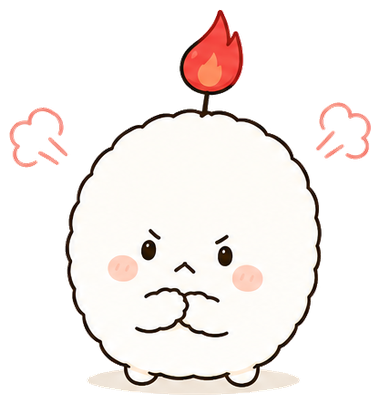 もちゅまる：もえてきたっも！