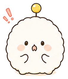 もちゅまる：あっ！